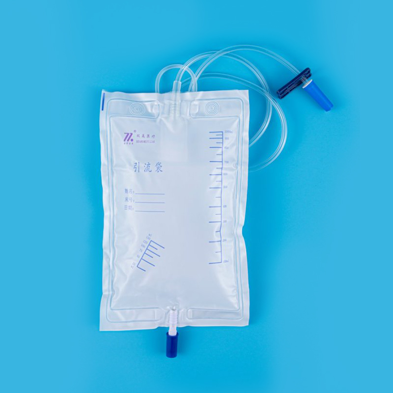 SM 7026 Bolsa de Orina con Válvula Pull-Push y Base Blanca Lechosa