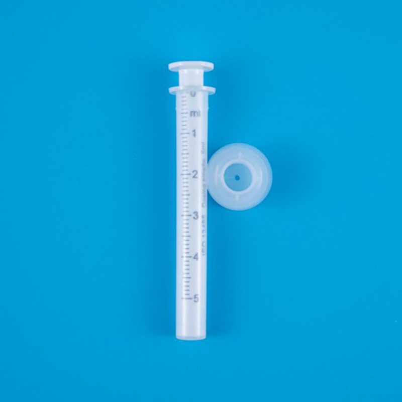 Dispensador de medicamentos desechables con anillo de posicionamiento blanco